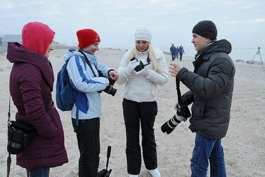 Фотосъёмка на побережье Азовского моря